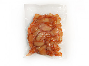 Минтай рваный: Осьминог (ломтики из филе кальмара)