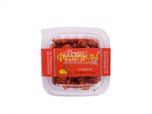 Кальмар со вкусом краба (Мясо краба) (Премиум): Фрайчизы со вкусом острый томат (100 гр.)