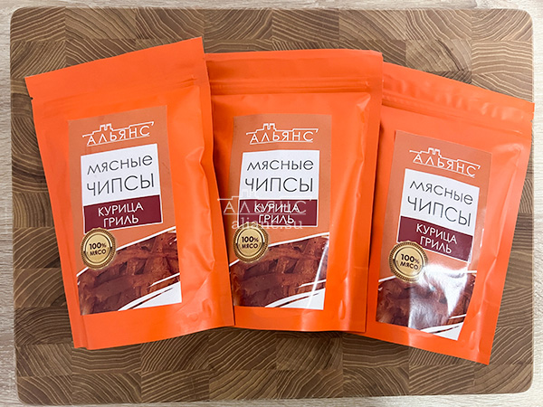 Мясо (АЛЬЯНС) вяленое курица "Гриль" 50 гр. в Благовещенске