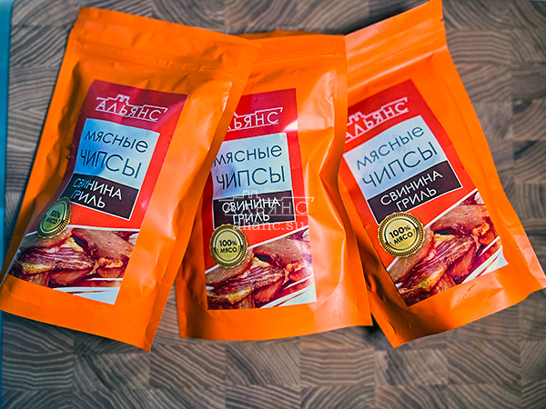 Мясо (АЛЬЯНС) вяленое свинина "Гриль" 50 гр. в Благовещенске