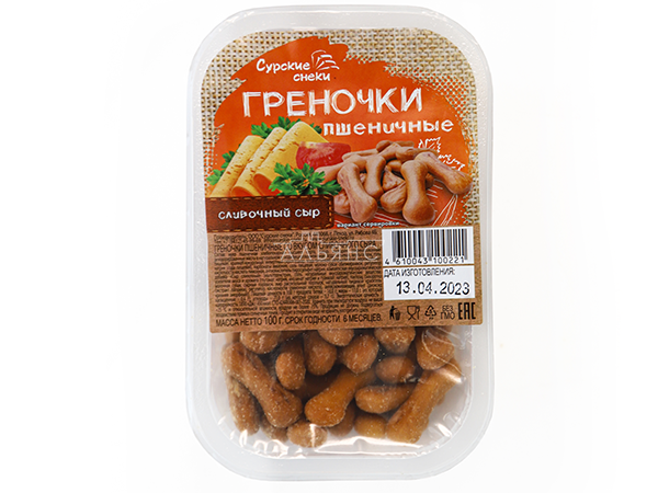 Сурские (ПШЕНИЧНЫЕ) Сливочный сыр (100 гр) в Благовещенске