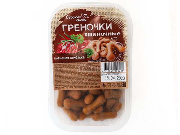 Сурские (ПШЕНИЧНЫЕ) Копченая колбаска (100 гр) в Благовещенске