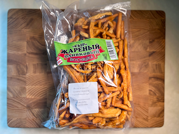 Жареный сыр "ВКУСНЯШКА" (Оливковый) 500гр. в Благовещенске