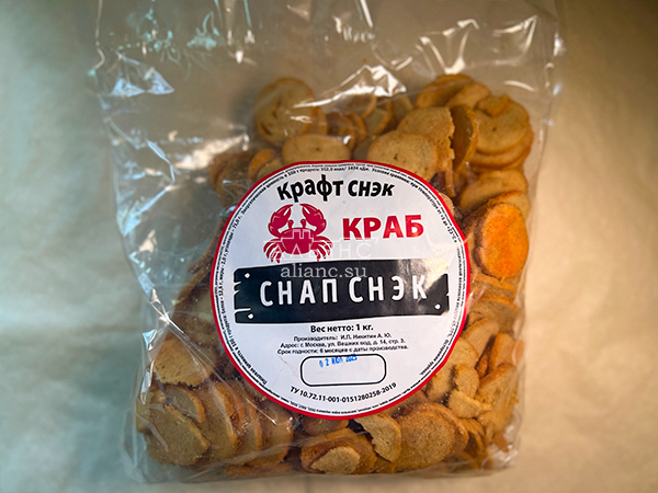 Снапсы ПШЕНИЧНЫЕ "Краб" в Благовещенске