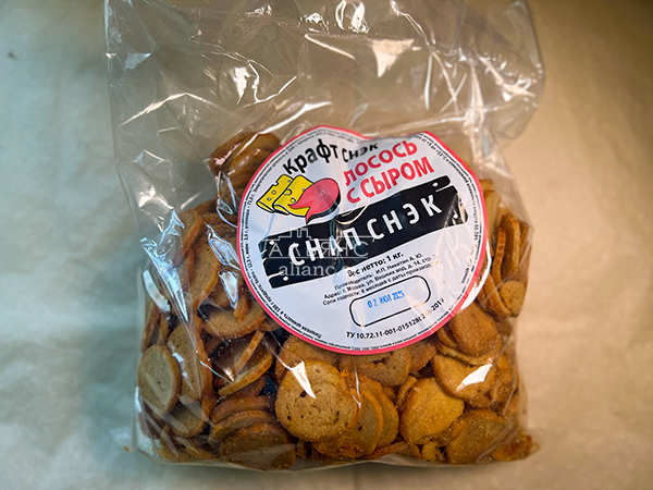 Снапсы ПШЕНИЧНЫЕ "Лосось с сыром" в Благовещенске