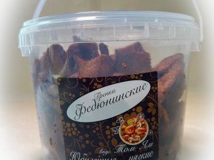 Деревенские гренки со вкусом чеснока и зеленью (Сурские): Гренки 