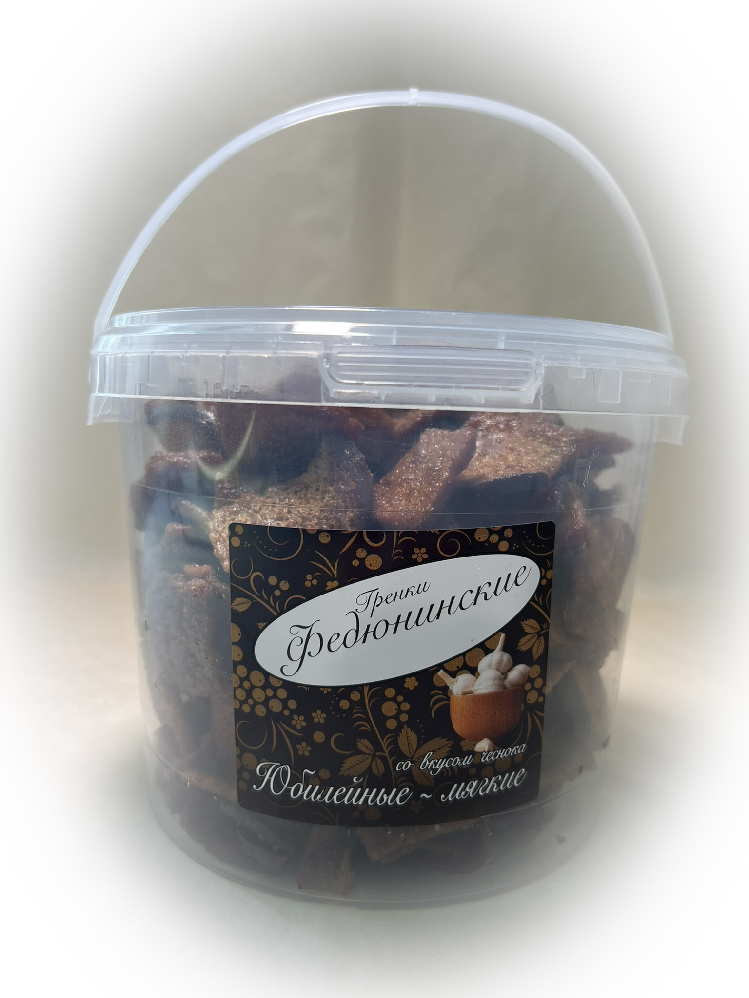 Гренки "ФЕДЮНИНСКИЕ" "Чеснок" (ведро 900 гр.) в Благовещенске