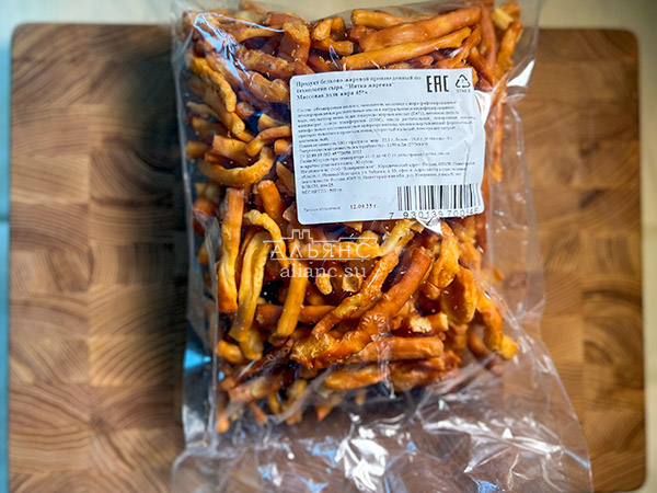 Нитка ЖАРЕНАЯ  Oktobersnack1 кг (сырный продукт) в Благовещенске