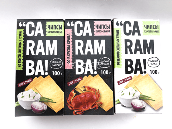 Чипсы "CARAMBA" ассорти 100 гр. в Благовещенске