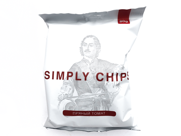 Картофельные чипсы "Simple chips" Пряный томат 80 гр. в Благовещенске